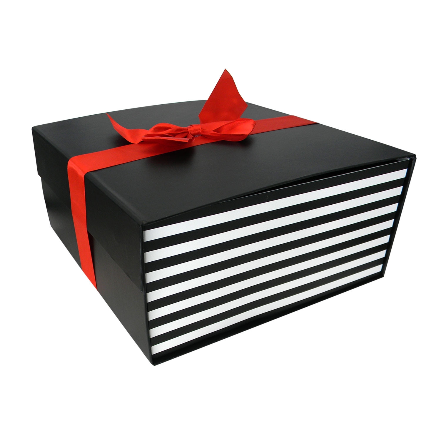 Large Flat Pack Gift Box with Ribbon - Global CMA